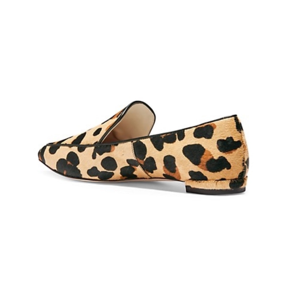 Cole Haan Brie Leopard Leather Loafers Ballet Flat - Picture 4 of 13